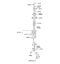 Diagram for Hyundai Elantra Bump Stop - 54626-29100