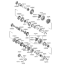 Diagram for Hyundai Veloster Transfer Case Bearing - 43220-23206