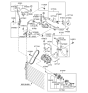 Diagram for 2008 Hyundai Elantra A/C Compressor - 97701-2H102-RM