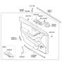 Diagram for 2008 Hyundai Elantra Power Window Switch - 93575-2H200-7U