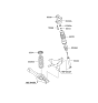 Diagram for Hyundai Elantra Bump Stop - 55348-2H000