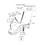 Diagram for Hyundai Elantra Antenna - 96230-2H000