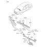 Diagram for 2010 Hyundai Elantra Windshield Wiper - 98360-2H000