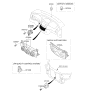 Diagram for 2009 Hyundai Elantra A/C Switch - 97250-2H000-9K