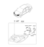 Diagram for 2006 Hyundai Elantra Headlight - 92101-2H051