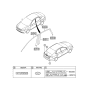 Diagram for 2010 Hyundai Elantra Emblem - 86321-2H000