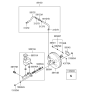 Diagram for 2002 Hyundai Elantra Brake Proportioning Valve - 58775-2D100