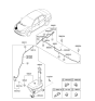 Diagram for Hyundai Sonata Hybrid Washer Pump - 98510-2G000