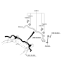 Diagram for 2008 Hyundai Elantra Sway Bar Link - 54830-2H000