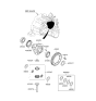 Diagram for 2008 Hyundai Elantra Differential - 43322-23200