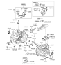 Diagram for 2008 Hyundai Elantra Motor And Transmission Mount - 43122-23240