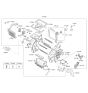 Diagram for Hyundai Elantra Evaporator - 97139-2H000