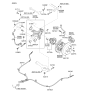 Diagram for Hyundai Elantra Brake Line - 58737-2H350