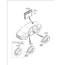 Diagram for 2007 Hyundai Elantra Car Speakers - 96330-2H000
