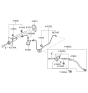 Diagram for Hyundai Elantra Clutch Hose - 41631-2H100