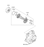 Diagram for Hyundai Elantra Torque Converter - 45100-23550