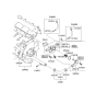 Diagram for 2007 Hyundai Elantra Thermostat Housing - 25620-23040