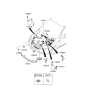 Diagram for 2010 Hyundai Elantra Battery Cable - 91860-2H000