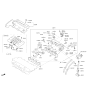 Diagram for Hyundai Engine Cover - 29240-23150