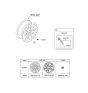 Diagram for Hyundai Spare Wheel - 52910-KL110