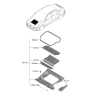 Diagram for Hyundai Ioniq 6 Headlight - 92609-AO000