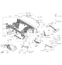 Diagram for Hyundai Genesis GV60 Axle Beam Mount - 55258-GI100