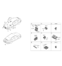 Diagram for 2023 Hyundai Ioniq 6 Air Bag Sensor - 95920-O6100