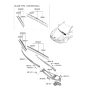 Diagram for 2023 Hyundai Ioniq 6 Wiper Arm - 98311-KL000