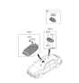 Diagram for Hyundai Ioniq 6 Dome Light - 92800-GI070-NNB