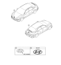 Diagram for 2023 Hyundai Ioniq 6 Emblem - 86305-KL300