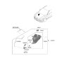 Diagram for Hyundai Ioniq 6 Washer Reservoir - 98611-KL000