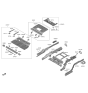 Diagram for 2023 Hyundai Ioniq 6 Floor Pan - 65513-KL000