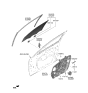 Diagram for Hyundai Ioniq 6 Window Motor - 82460-KL000