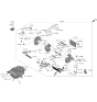 Diagram for Hyundai Ioniq 6 Evaporator - 97139-CU000