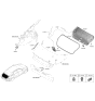 Diagram for Hyundai Ioniq 6 Door Latch Cable - 81280-KL100