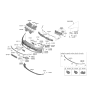 Diagram for Hyundai Ambient Temperature Sensor - 96985-0X000