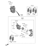 Diagram for Hyundai Ioniq 6 Brake Pad Set - 58101-KLA00