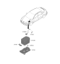 Diagram for Hyundai Ioniq 6 Battery Tray - 37150-KL000