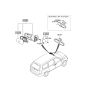 Diagram for 2007 Hyundai Entourage Car Mirror - 87620-4J312