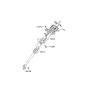 Diagram for 2006 Hyundai Entourage Steering Shaft - 56400-4D000