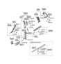 Diagram for 2007 Hyundai Entourage Power Window Switch - 93580-4D301-CS