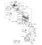Diagram for Hyundai Entourage Air Intake Coupling - 28130-4D200