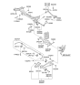 Diagram for 2006 Hyundai Entourage Trailing Arm - 55101-4D000