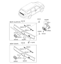 Diagram for 2005 Hyundai Santa Fe Emblem - 86353-26100