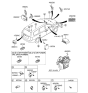 Diagram for 2006 Hyundai Veracruz TPMS Sensor - 95800-3J000