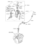 Diagram for 2007 Hyundai Entourage Shift Cable - 46760-4D000