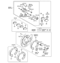 Diagram for Hyundai Brake Shoe - 58350-4DU00