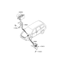 Diagram for 2007 Hyundai Entourage Yaw Sensor - 95690-4D000