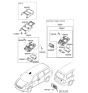 Diagram for 2007 Hyundai Entourage Dome Light - 92810-4D060-QW