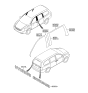 Diagram for 2007 Hyundai Entourage Emblem - 86312-4J000